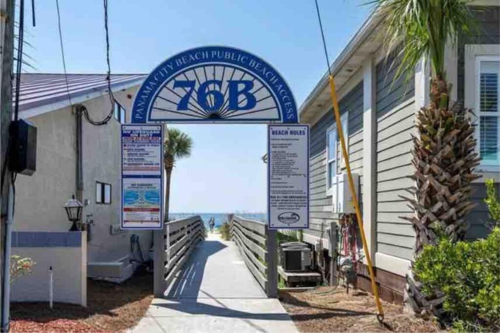 New! Steps To White Sand Beaches! Pool & Grill! 2Br 2Ba Panama City Beach Bagian luar foto